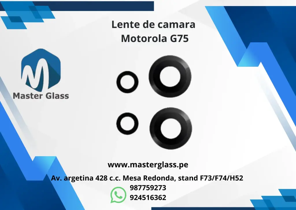 Lente de camara Motorola G75