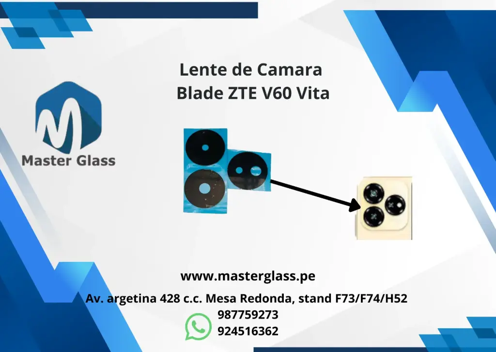 Lente de Camara Blade ZTE V60 Vita