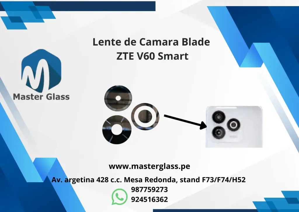 Lente de Camara Blade ZTE V60 Smart