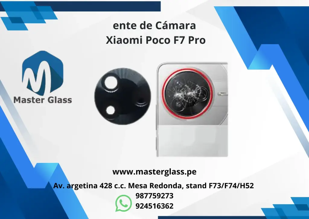 Lente de Cámara Xiaomi Poco F7 Pro