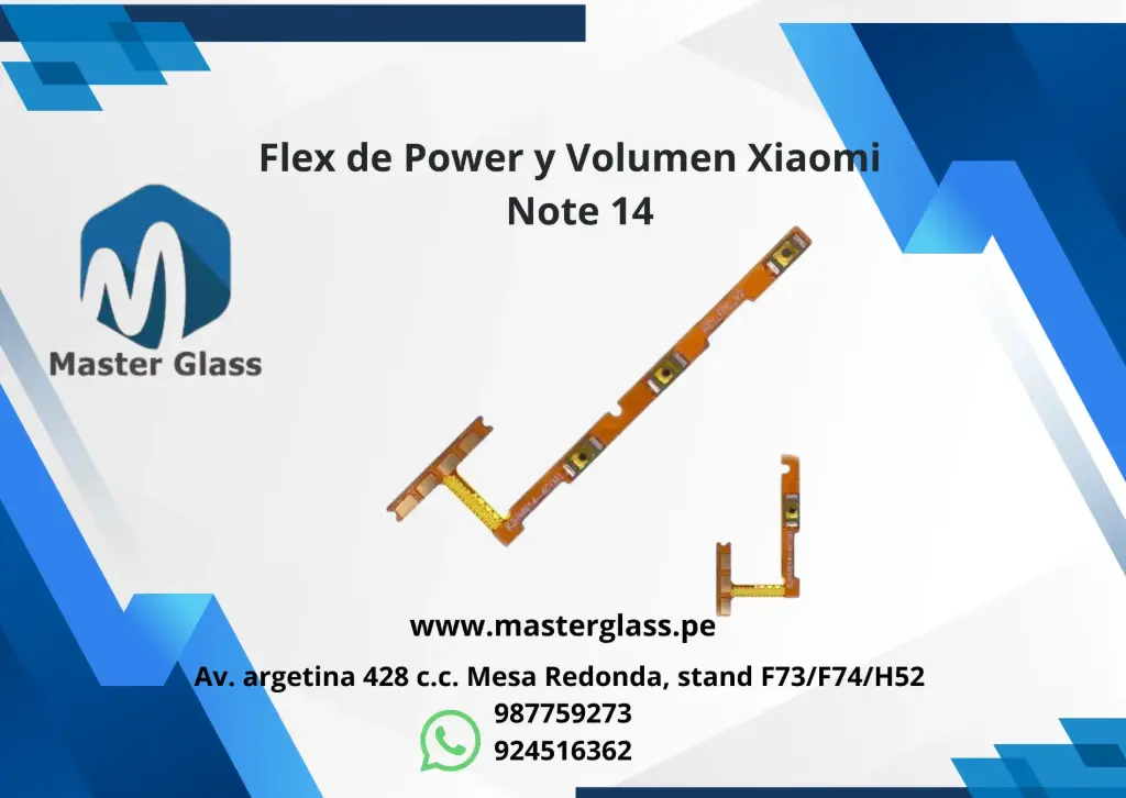 Flex de Power y Volumen Xiaomi Note 14