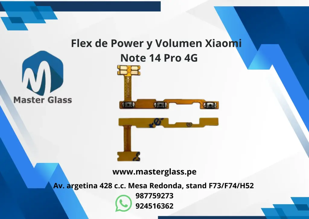 Flex de Power y Volumen Xiaomi Note 14 Pro
