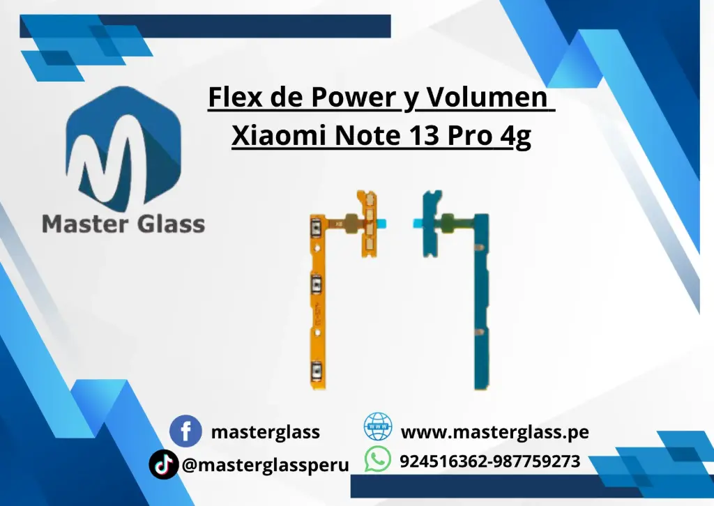 Flex de Power y Volumen Xiaomi Note 13 Pro