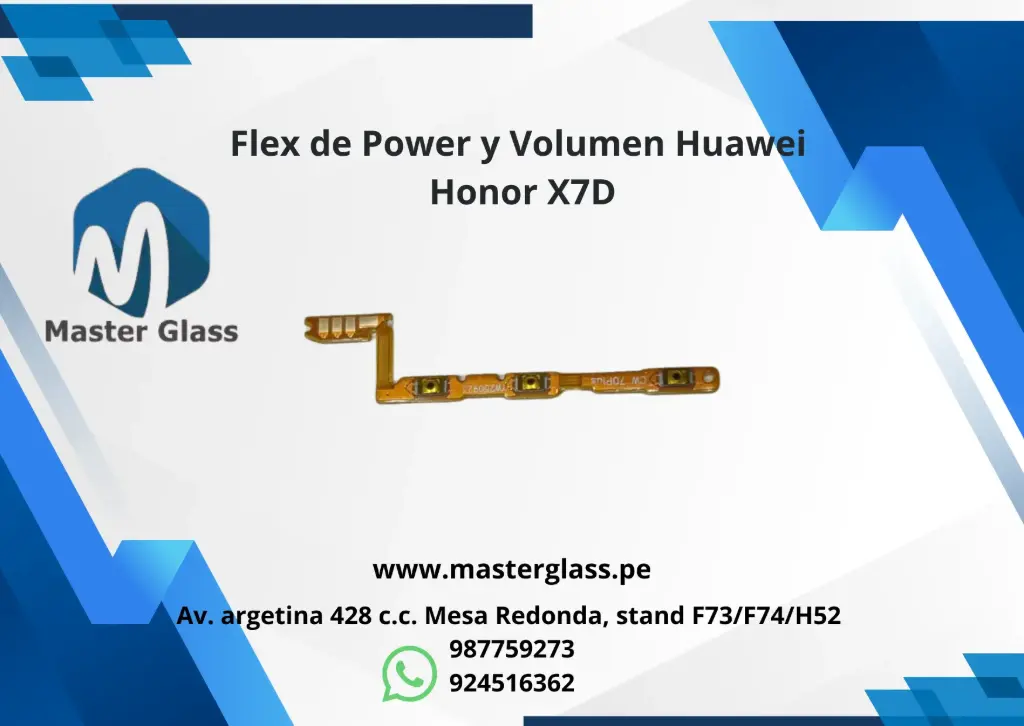 Flex de Power y Volumen Huawei Honor X7D