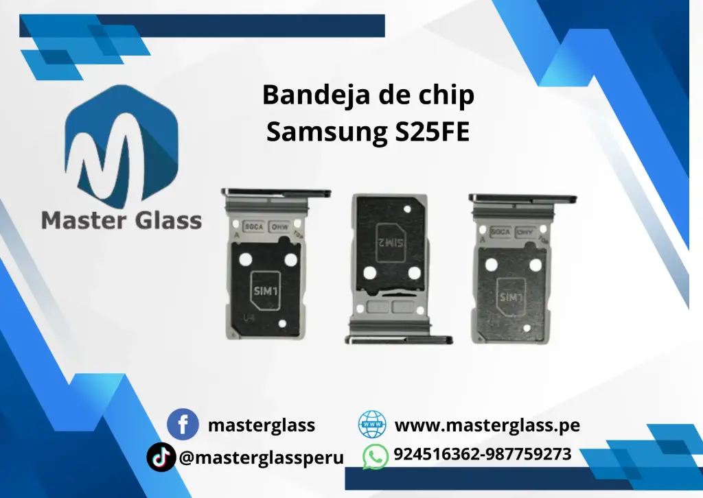 Bandeja de Sim Samsung S25FE (Blanco)