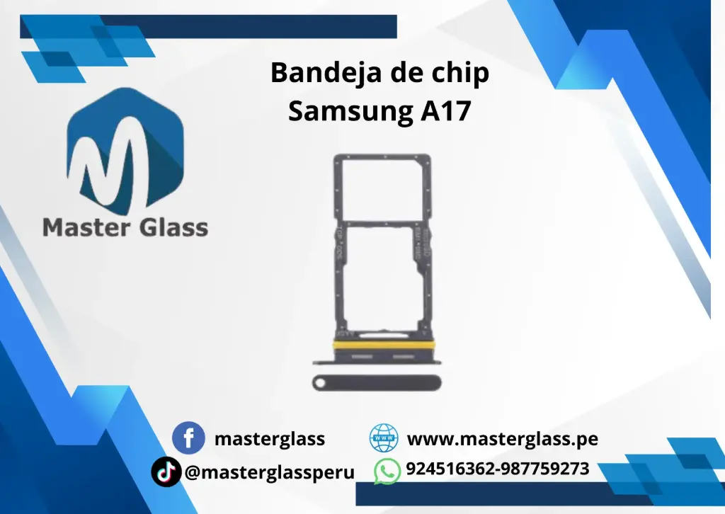 Bandeja de Sim Samsung A17 (Negro)