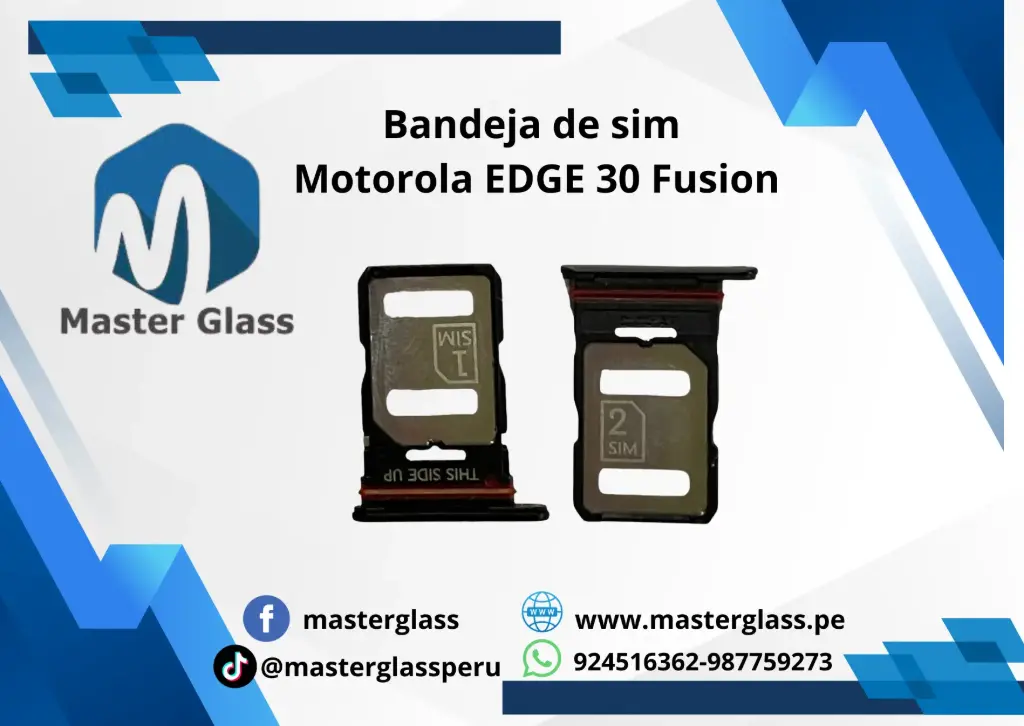 Bandeja de sim Motorola EDGE 30 Fusion