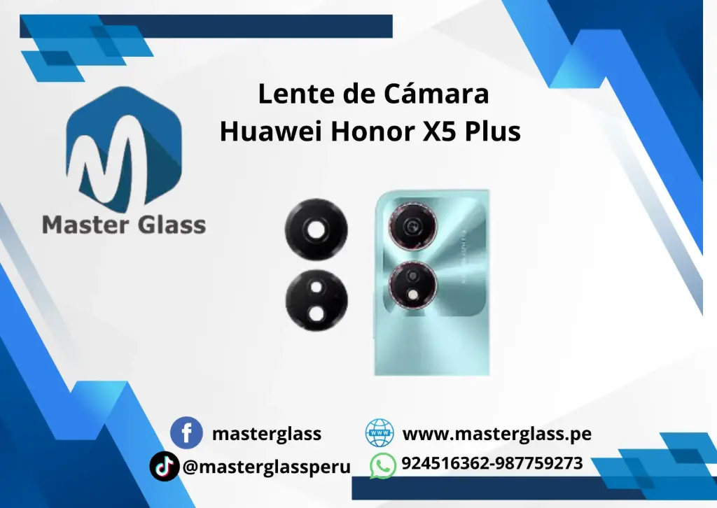  Lente de Cámara para Huawei Honor X5 Plus 