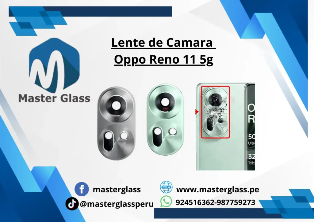 Lente de Camara Oppo Reno 11 5g (lila)
