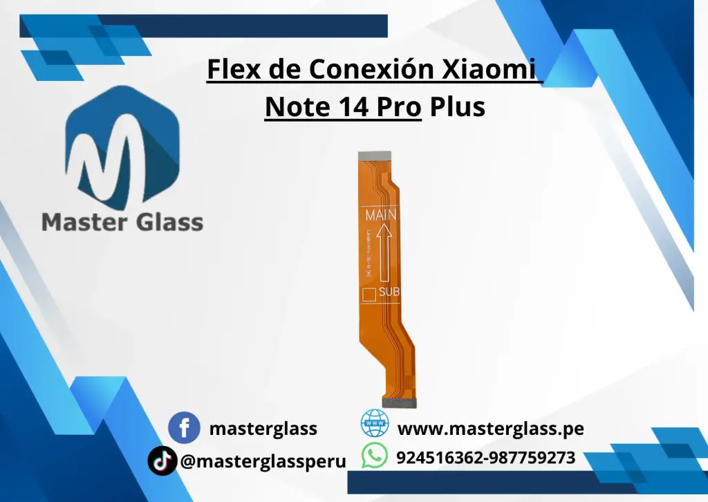 Flex de Conexión Xiaomi Note 14 Pro Plus