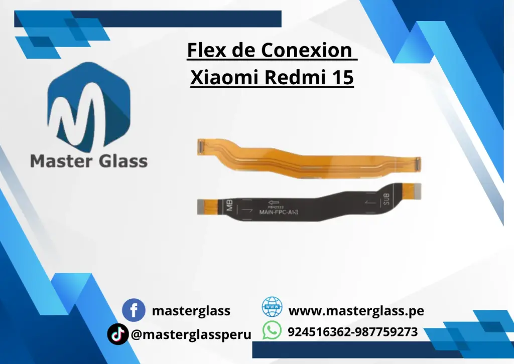 Flex de Conexion Xiaomi Redmi 15