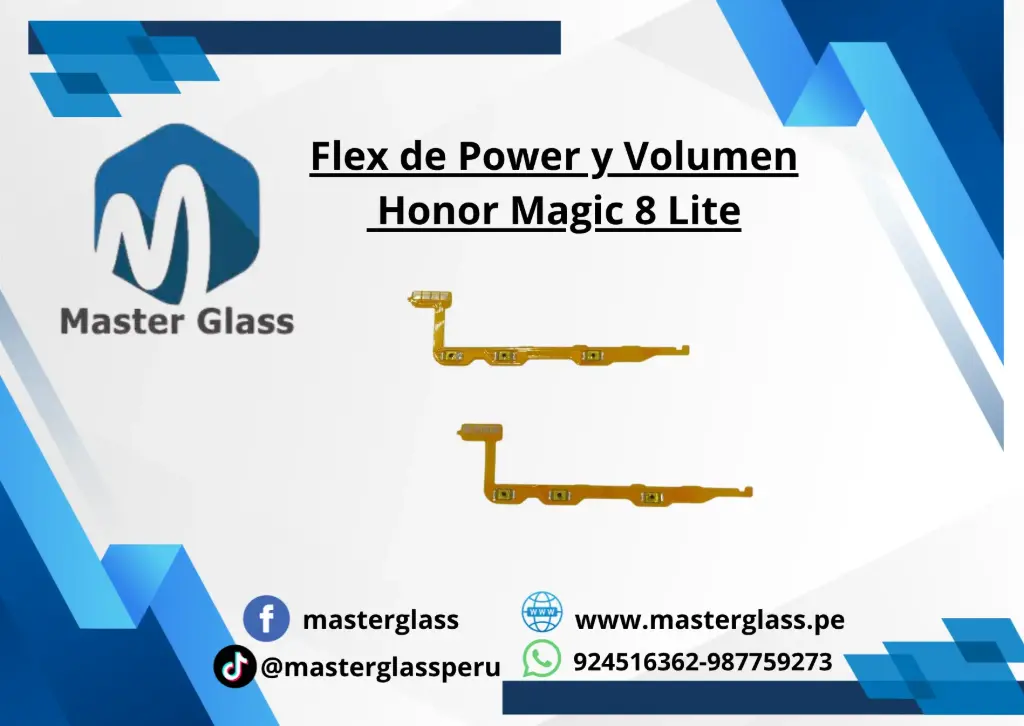 Flex de Power y Volumen Honor Magic 8 Lite