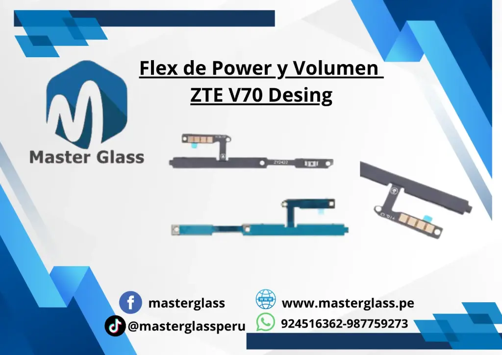 Flex de power o volumen ZTE V70 Design