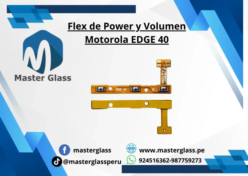 Flex de Power y Volumen Motorola EDGE 40