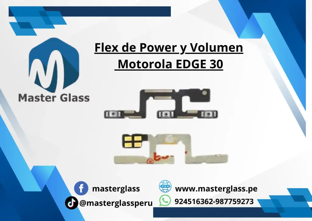 Flex de Power y Volumen Motorola EDGE 30