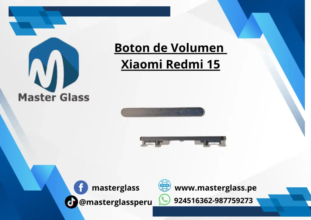 Boton de Volumen Xiaomi Redmi 15