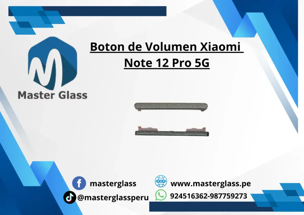 Boton de Volumen Xiaomi Note 12 Pro 5G