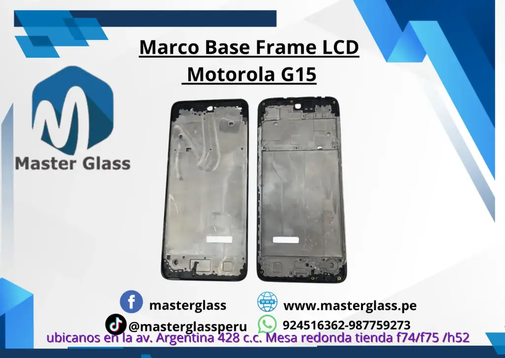 Marco Base Frame LCD Motorola G15