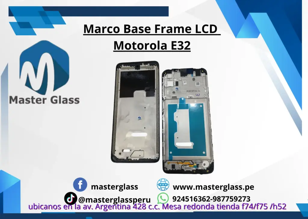Marco Base Frame LCD Motorola E32