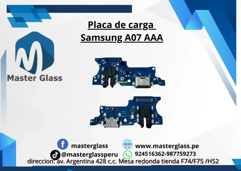 Placa de carga Samsung A07 AAA