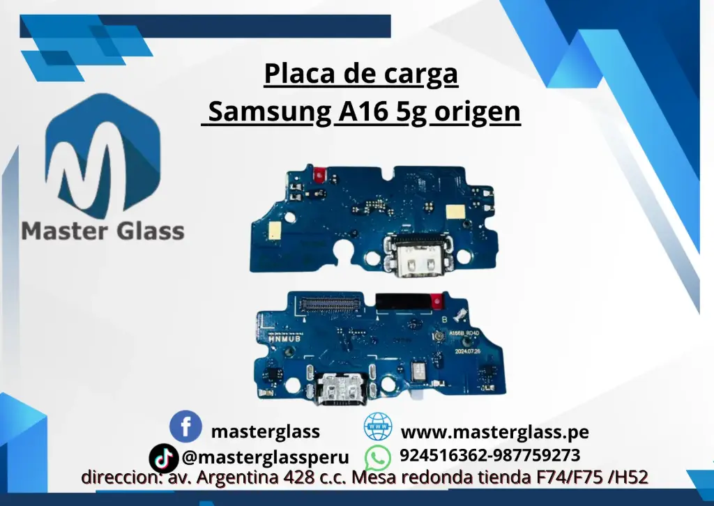 Placa de carga Samsung A16 5g  (A166b) origen