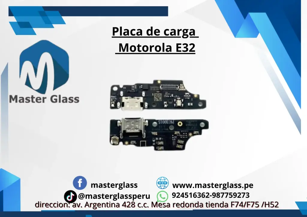 Placa de carga Motorola E32