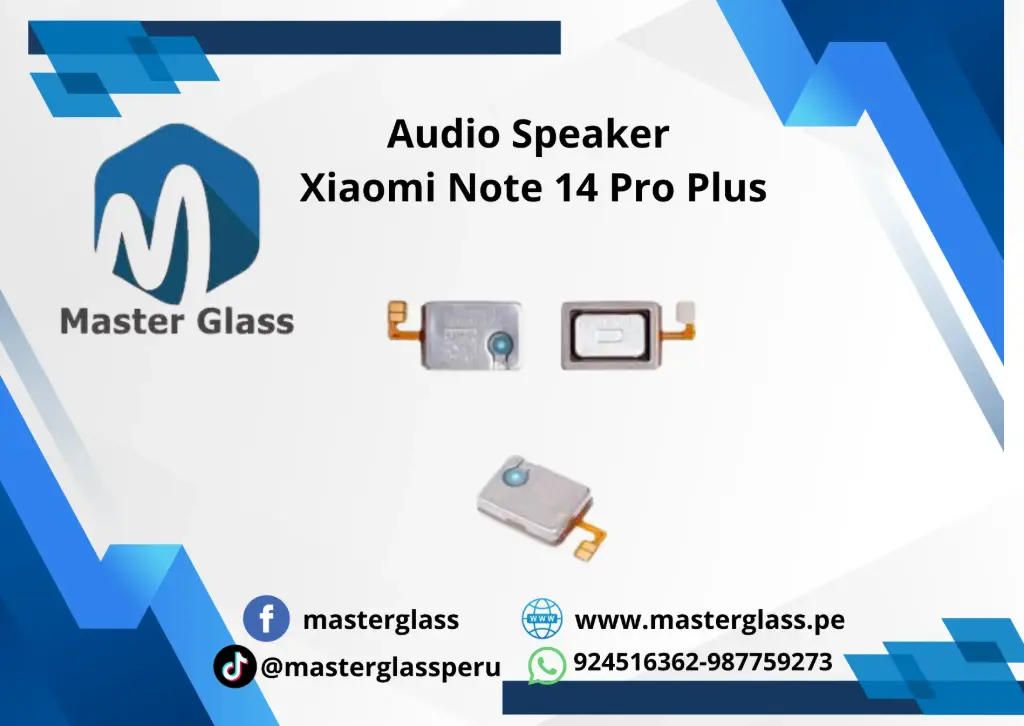 Audio Speaker Xiaomi Note 14 Pro Plus / Note 14 pro / Poco X7 / X7 Pro / F7 Pro / Note 14 4g y 5g