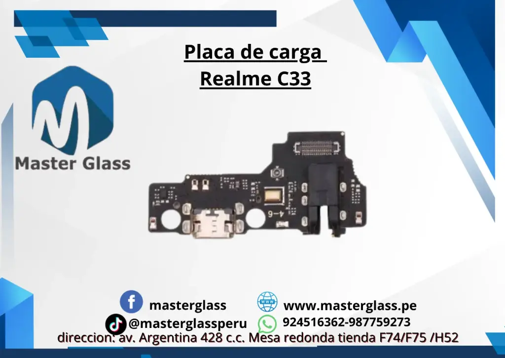 Placa de carga Realme C33