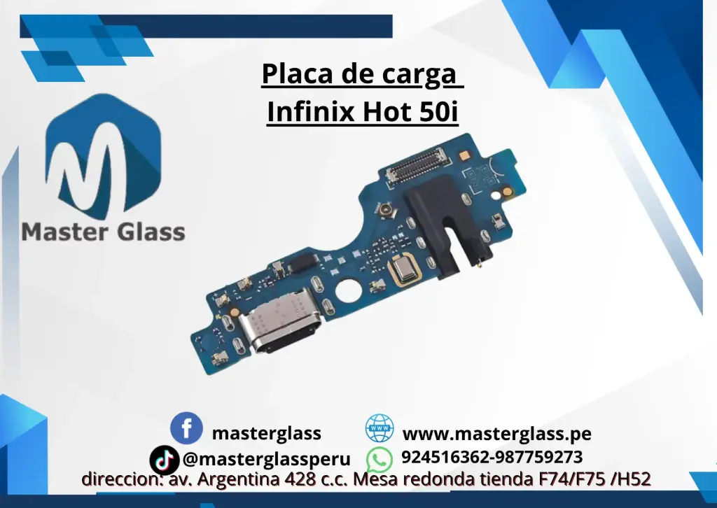 Placa de carga Infinix Hot 50i