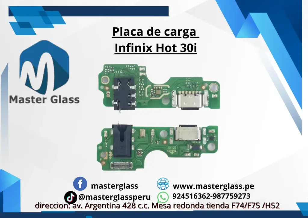 Placa de carga Infinix Hot 30i AAA
