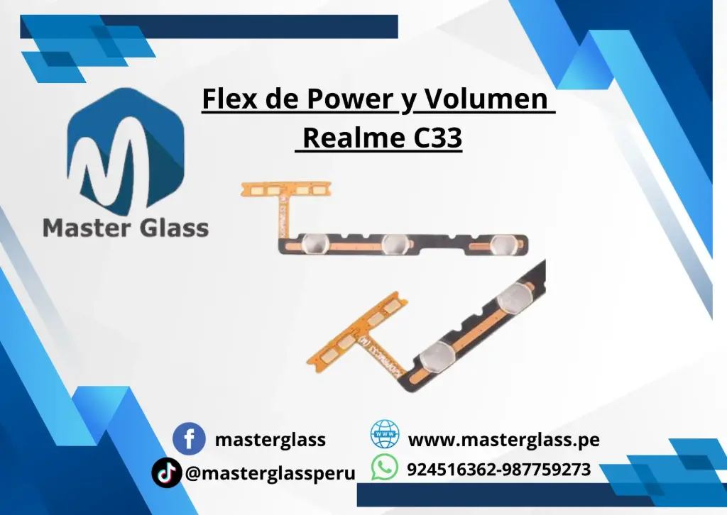 Flex de power y volumen Realme C33