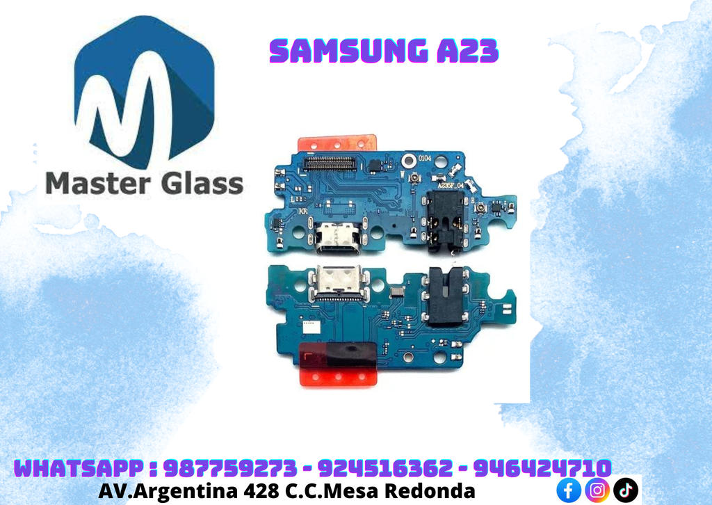 Placa de carga Samsung A23 original