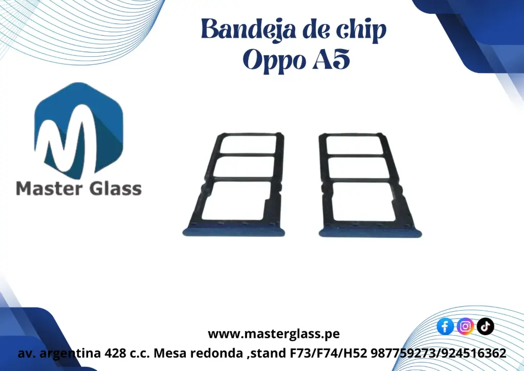 Bandeja de sim Oppo A5 4g