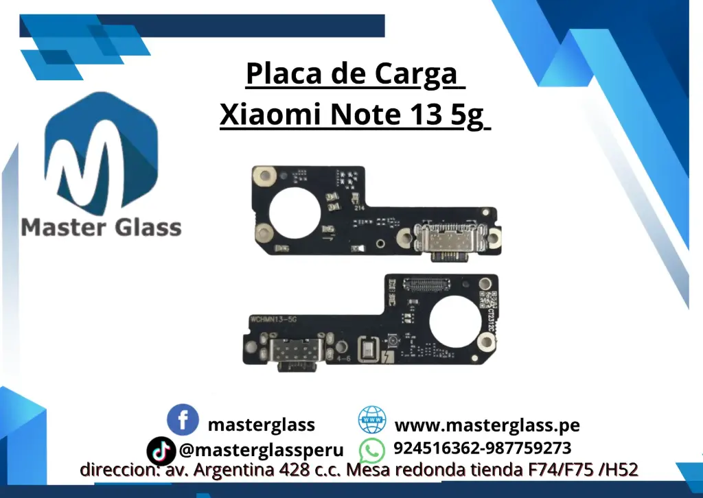 Placa de Carga Xiaomi Note 13 5g 