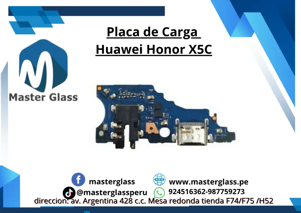 Placa de carga Huawei Honor X5C
