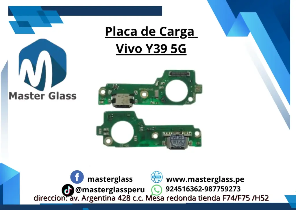 Placa de carga Vivo Y39 5G