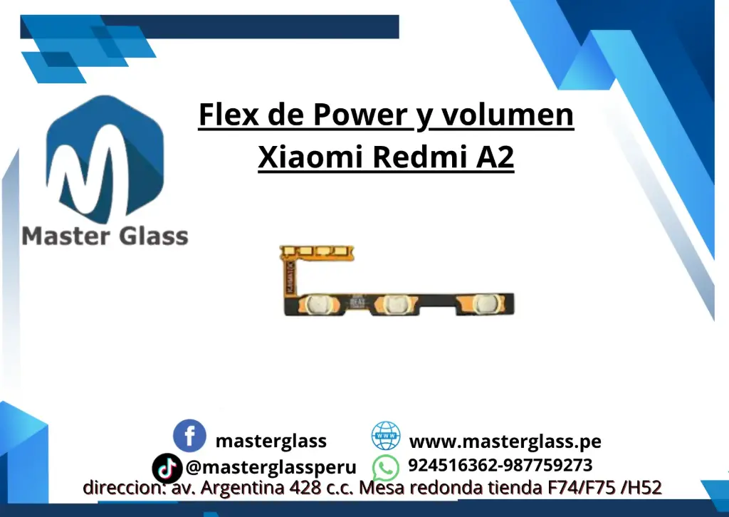 Flex de Power y Volumen Xiaomi Redmi A2