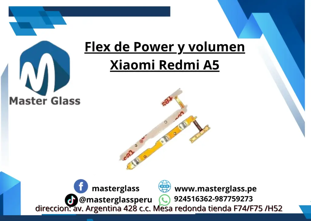 Flex de Power y Volumen Xiaomi Redmi A5