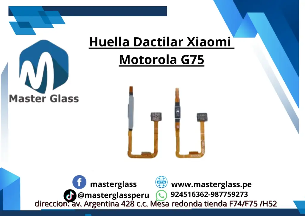 Huella dactilar Motorola G75