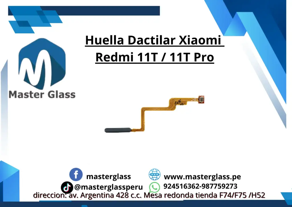 Huella Dactilar Xiaomi Redmi 11T / 11T Pro