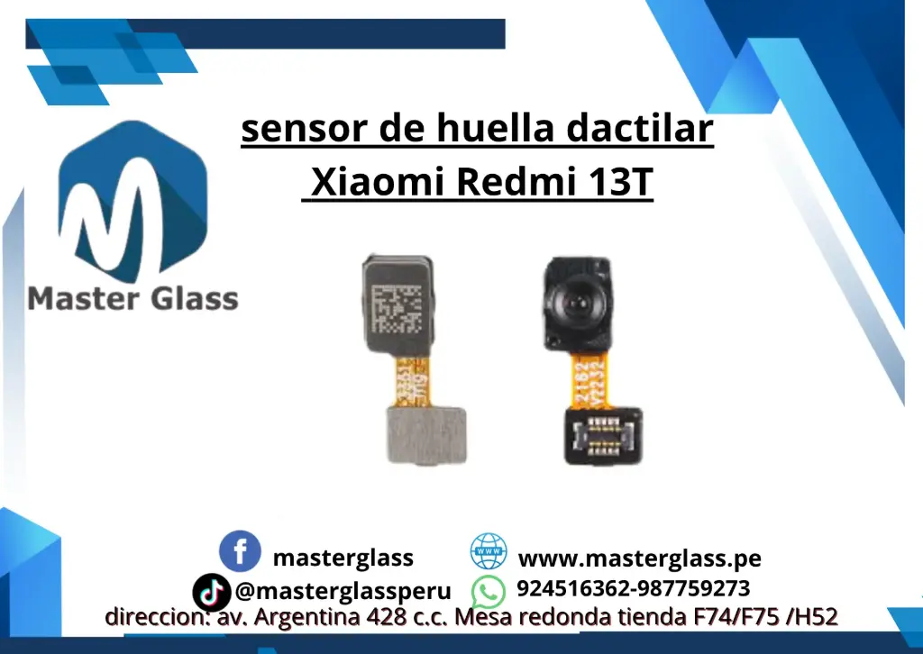 sensor de huella dactilar Xiaomi Redmi 13T / 13T Pro / X6 Pro