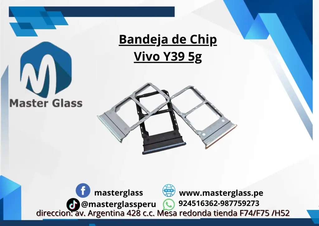 Bandeja de sim Vivo Y39 5g