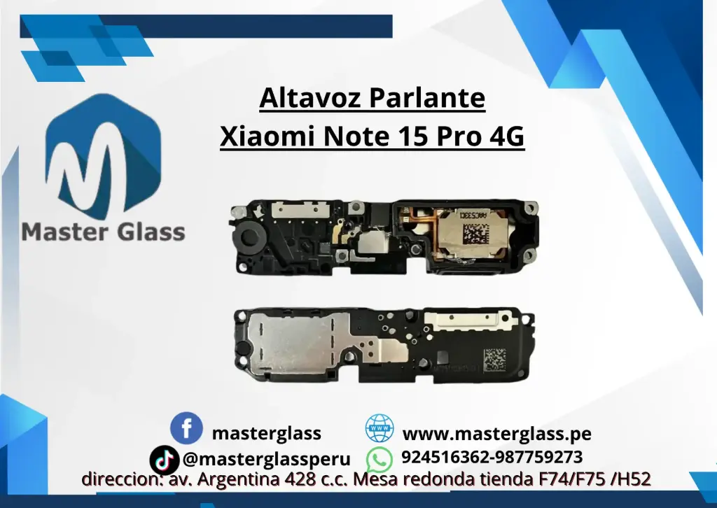 Altavoz Parlante Xiaomi Note 15 Pro