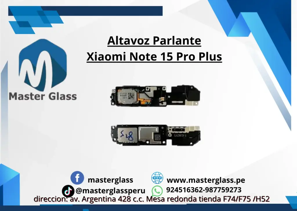 Altavoz Parlante Xiaomi Note 15 Pro Plus