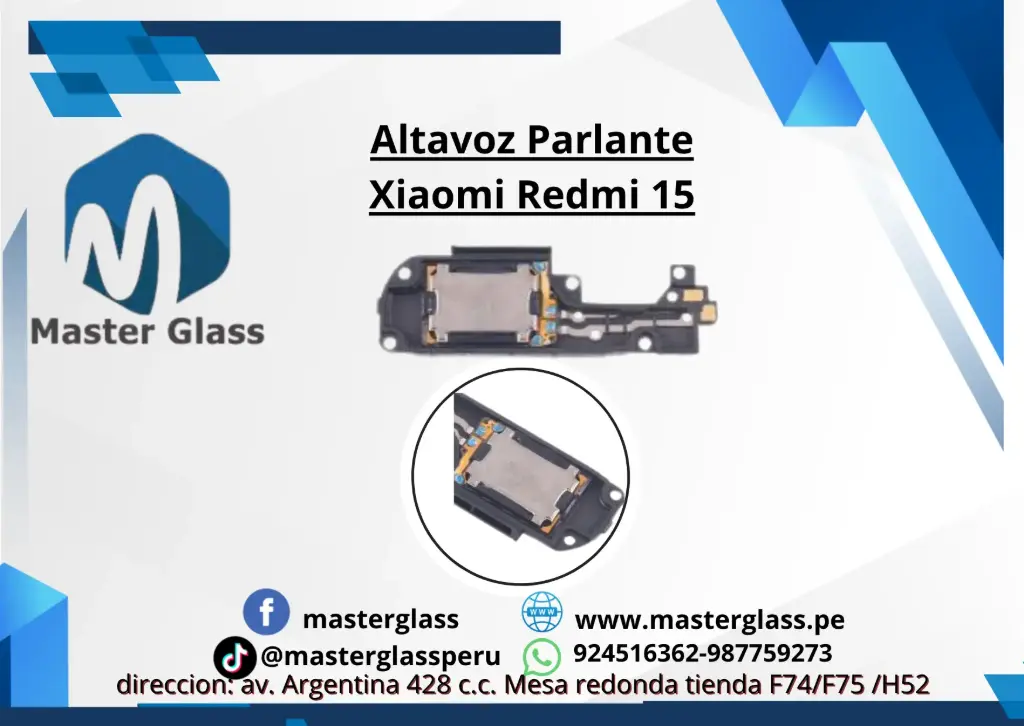 Altavoz Parlante Xiaomi Redmi 15 4g
