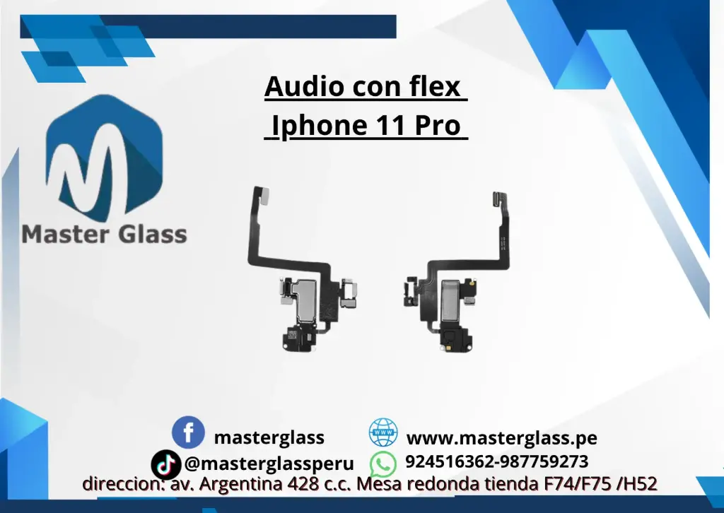 Audio con flex para Iphone 11 Pro 