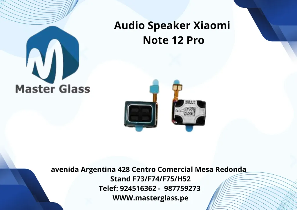 Audio Speaker Xiaomi Note 12 Pro