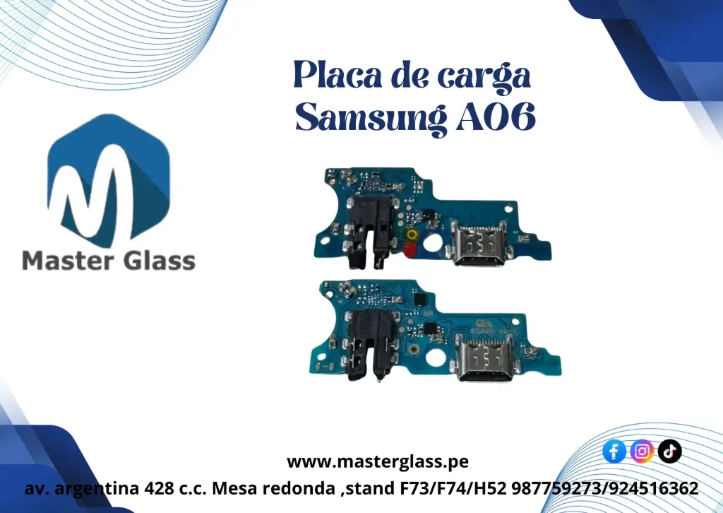 Placa de carga Samsung A06 (A065) 4G AAA