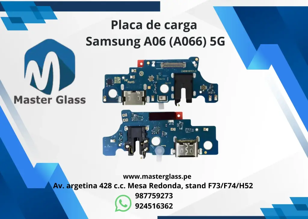 Placa de carga Samsung A06 (A066) 5G AAA