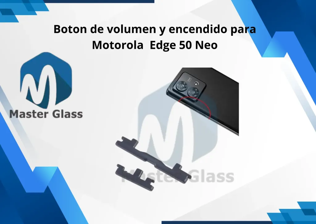 Boton de volumen y encendido para Motorola  Edge 50 Neo
